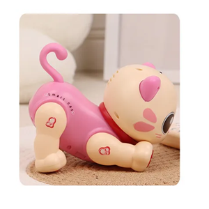 اسباب بازی ربات گربه موزیکال کنترلی صورتی Robot Cat Toy for Kids, Remote Control Kitty Toys_اسباب بازی ربات